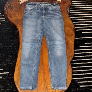 7 For All Mankind Blue Gwenevere Ankle Jeans